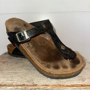 Birkenstock Gizeh Black Sparkle EU 40 8.5 US